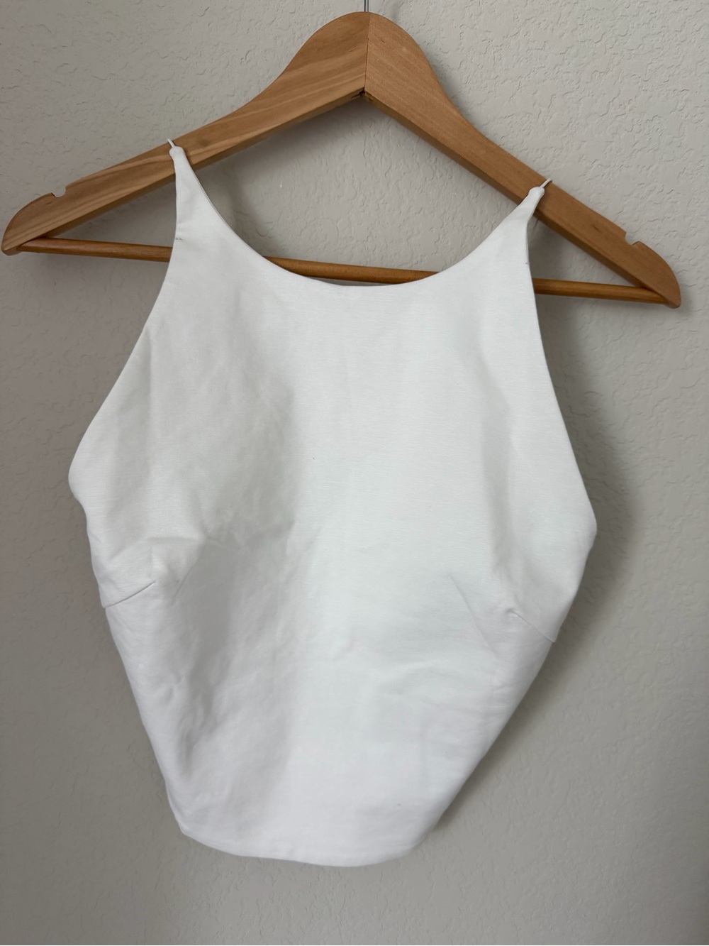 ZARA White Slim Spaghetti-Strap Camisole - Picture 3 of 7
